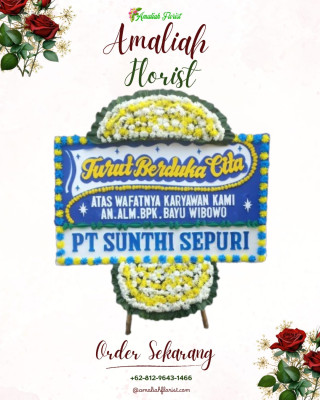 Papan Bunga Duka di Darmajaya